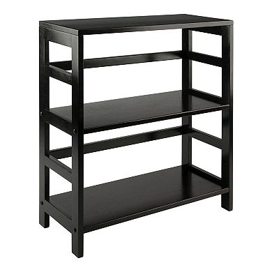 Winsome Wood Leo 4-piece Shelf & 3 Foldable Baskets Set