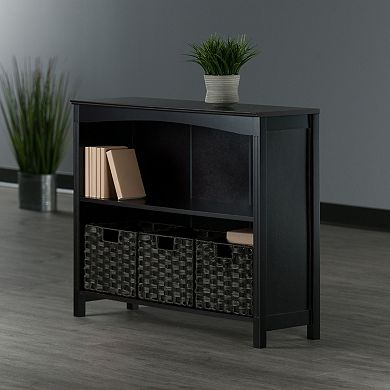 Winsome Wood Terrace 4-piece Shelf & 3 Baskets Set