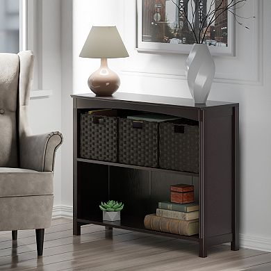 Winsome Wood Terrace 4-piece Shelf & 3 Baskets Set