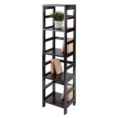 Winsome Wood Leo 5-piece Shelf & 4 Foldable Baskets Set