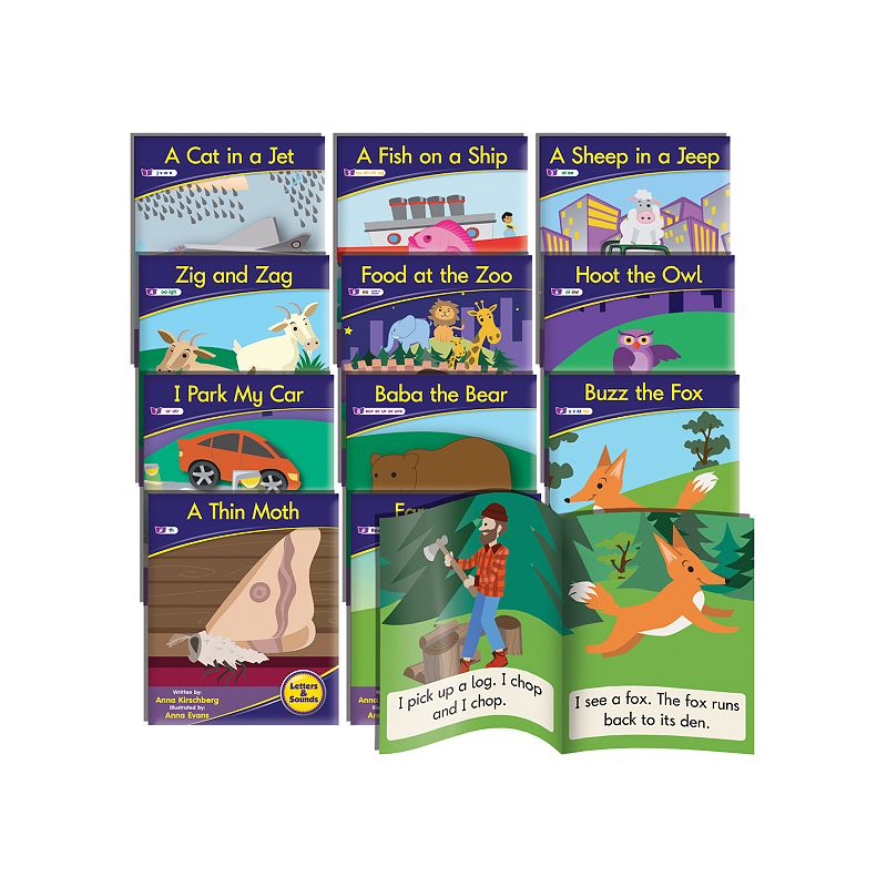 Junior Learning Phonics Readers Fiction Learning Set, Multicolor