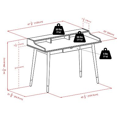 Winsome Wood Sonja Writing Desk