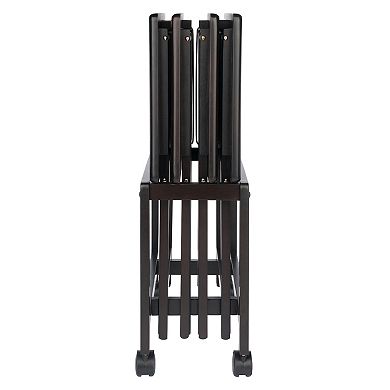 Winsome Wood Allen 5-piece Snack/Coffee Table Set