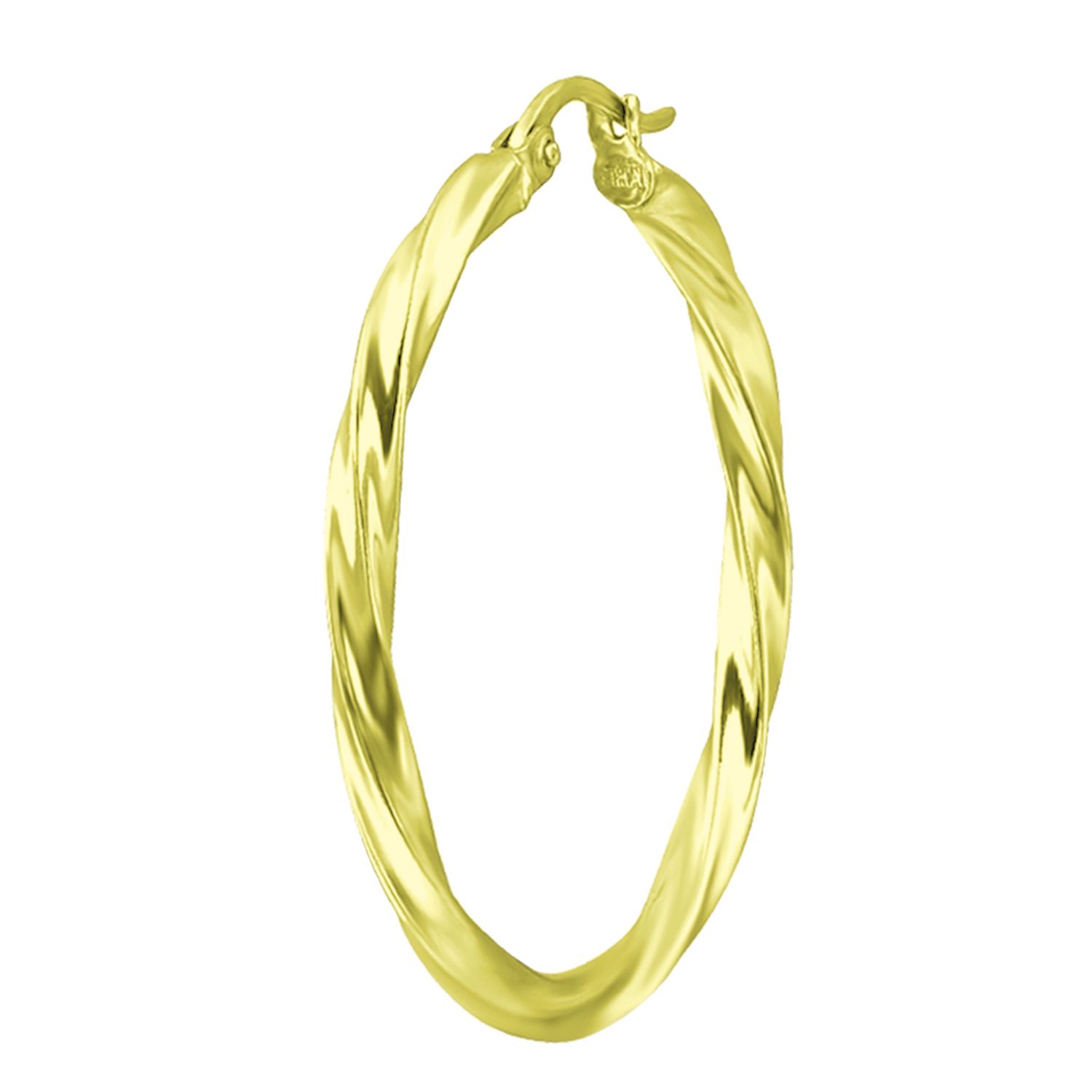 Sfoni Orecchini A Cerchio Intrecciati In Argento Sterling 925 Con Zirconia Cubica - Diametri 15/20 Mm, Ipoallergenici, Regalo Per Donne E Ragazze - 4