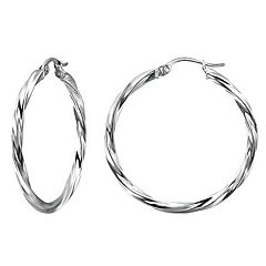 Silver Hoop Earring Set – Hoops By Hand