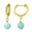 Gold Tone Blue Green