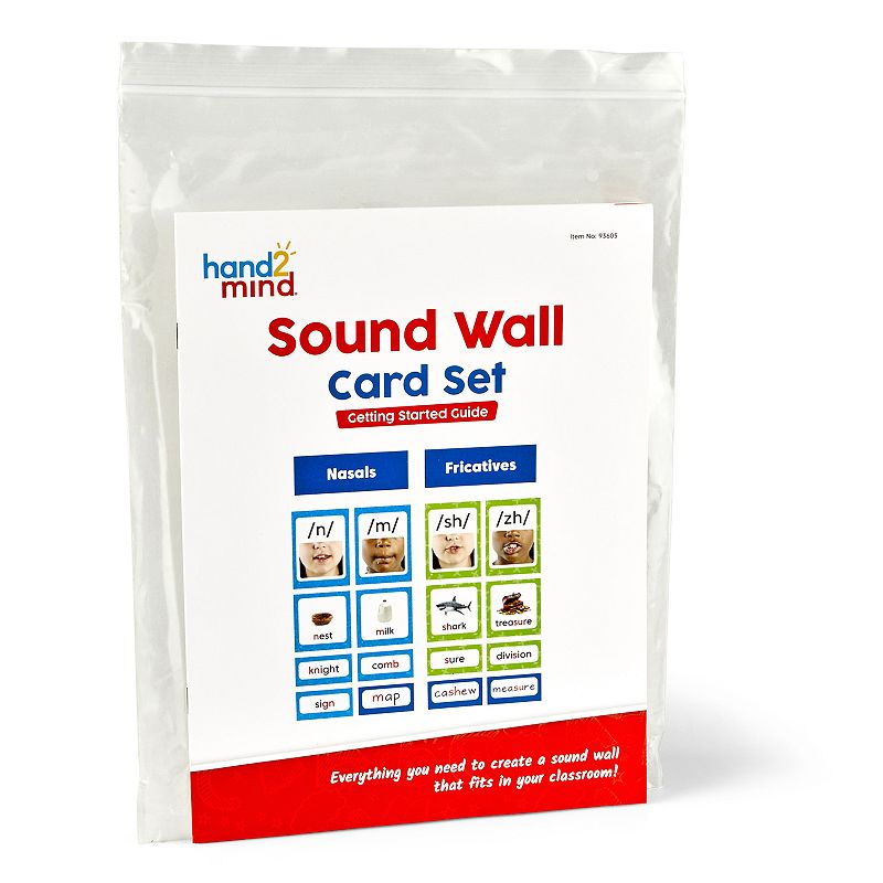 hand2mind Sound Wall Card Set, Multicolor