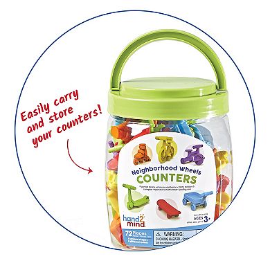 hand2mind Neighborhood Wheels Counters