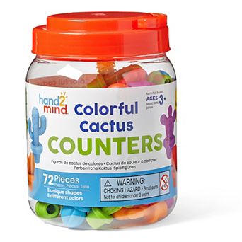hand2mind Colorful Cactus Counters
