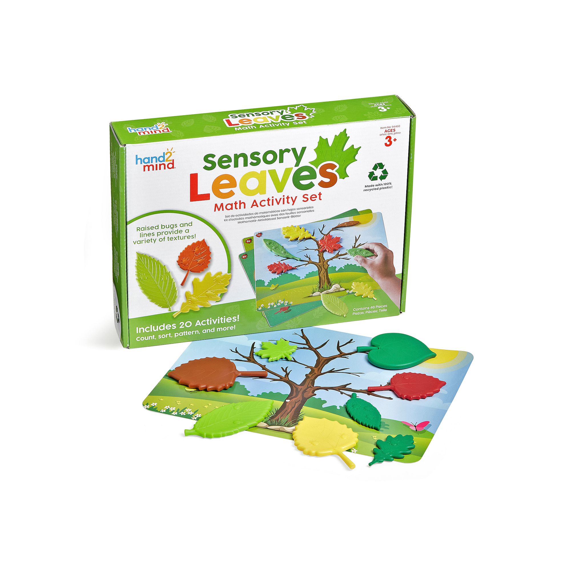 hand2mind Sensory Leaves Math Activity Set, Multi
