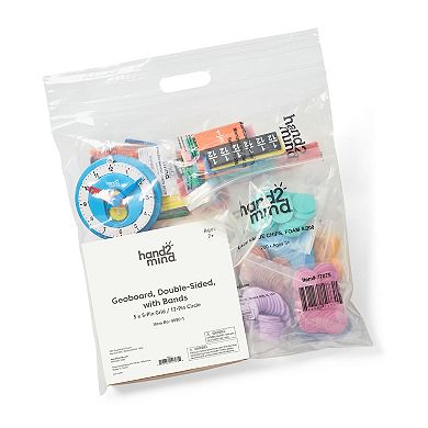 Telling Time Clock Extended Manipulatives at Home Kit