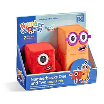 hand2mind Numberblocks One & Two Playful Plush Pals