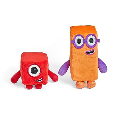 hand2mind Numberblocks One & Two Playful Plush Pals