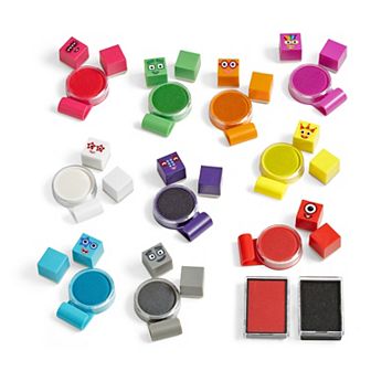 hand2mind Numberblocks Stampoline Park Stamp Activity Set