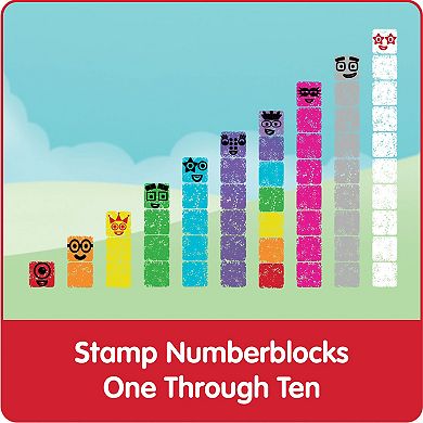 Numberblocks Stampoline Park Stamp Activity Set