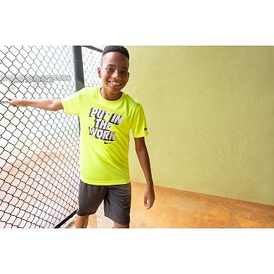 Kids 8-20 Nike 3BRAND Dri-FIT "Put In The Work" Graphic Tee by Russell Wilson