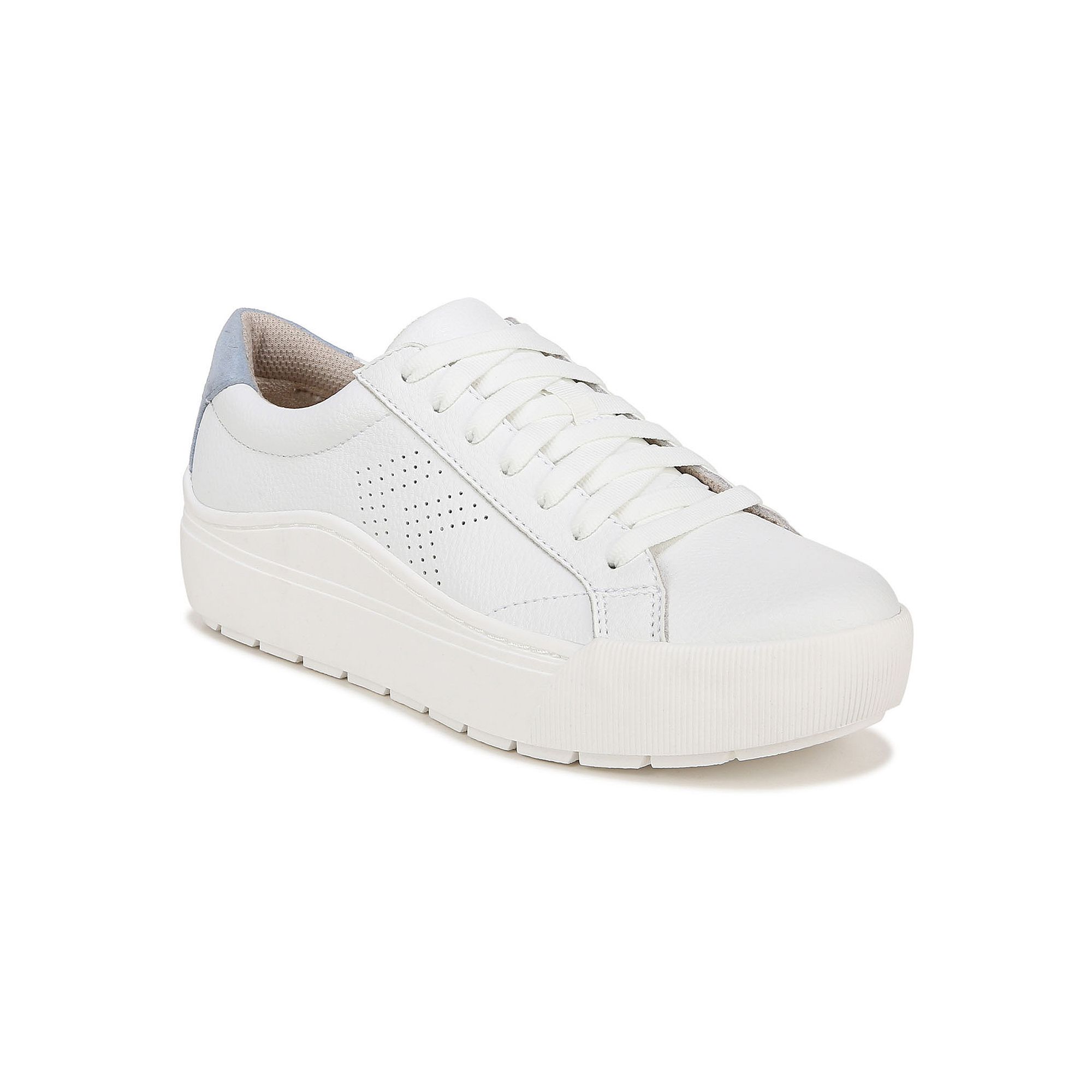 Dr. Scholls Take It Easy Womens Sneakers, Size: 6, White Blue