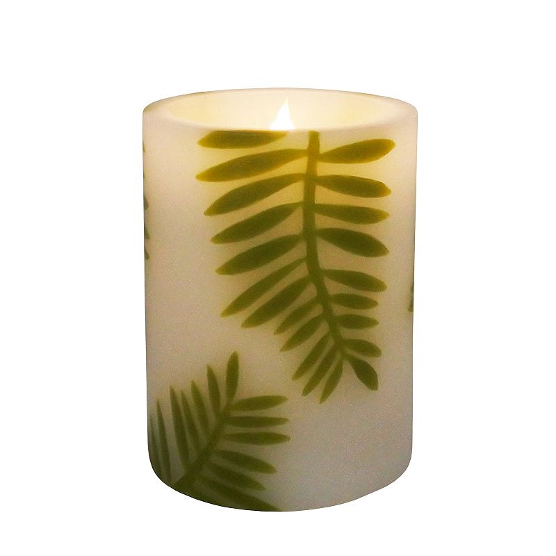 Sonoma Goods For Life LED Greenery Candle Short, Multicolor