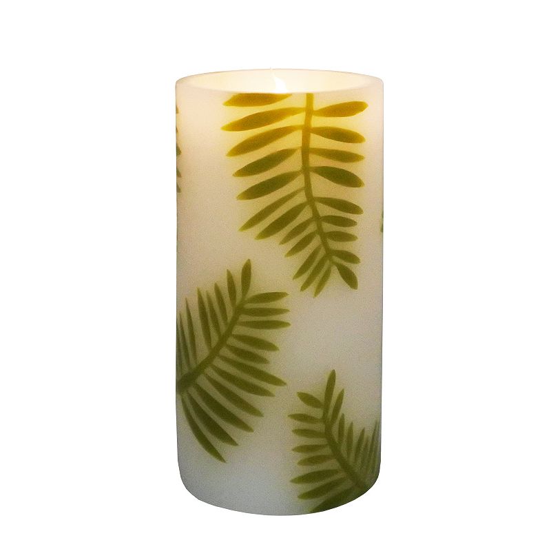 Sonoma Goods For Life LED Greenery Candle Tall, Multicolor