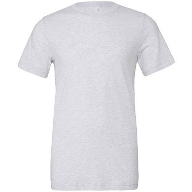 Canvas Mens Triblend Crew Neck Plain Short Sleeve T-Shirt