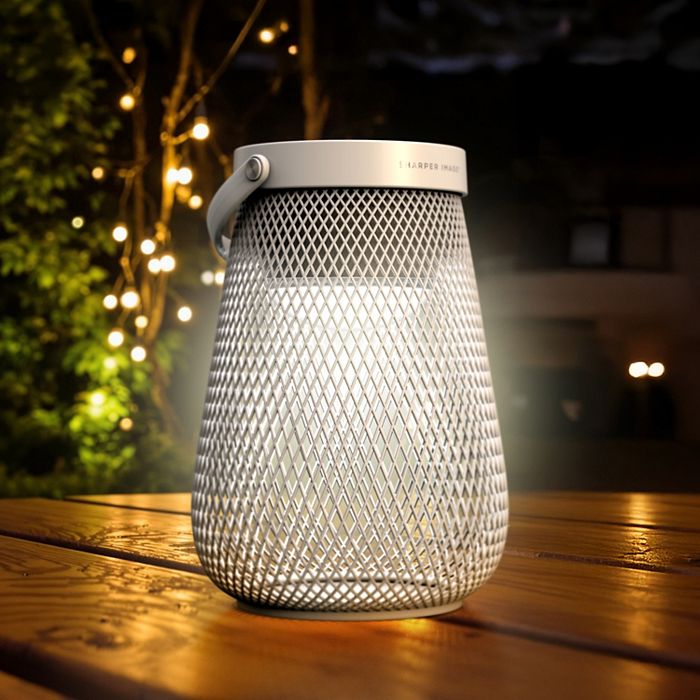 Sharper Image Bluetooth Lantern Speaker (White)