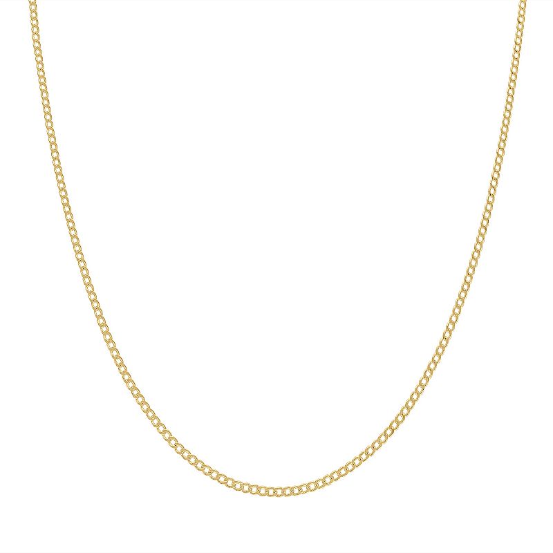Jordan Blue 14k Gold Pendant Necklace, Womens, Size: 24, Yellow