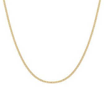 Jordan Blue 14k Gold 1.7 mm Bismark Chain Necklace