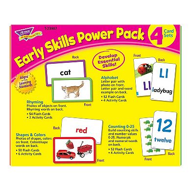 Trend Early Skills Power Pack of Educational Flashcards