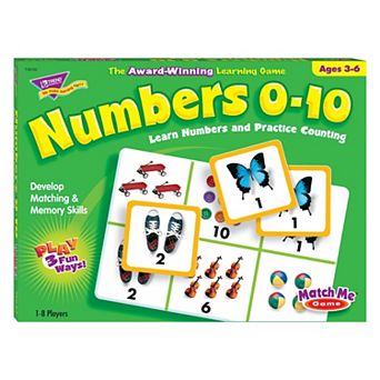 Numbers 0-10 Match Me Games