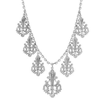 1928 Filigree Drop Necklace
