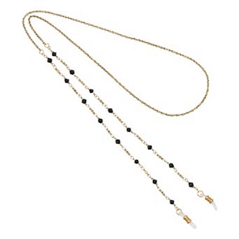 1928 Black Beaded Eyeglass Holder