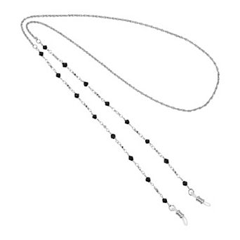 1928 Black Beaded Eyeglass Holder