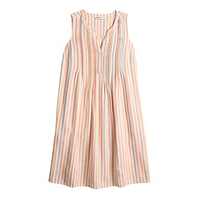 Women's Sonoma Goods For Life® Sleeveless Pintuck Tank Dress