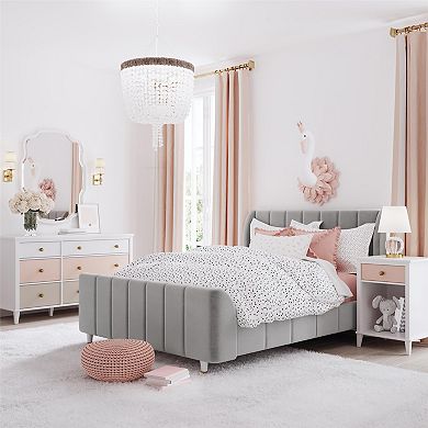 Little Seeds Valentina Upholstered Bed - Full Frame