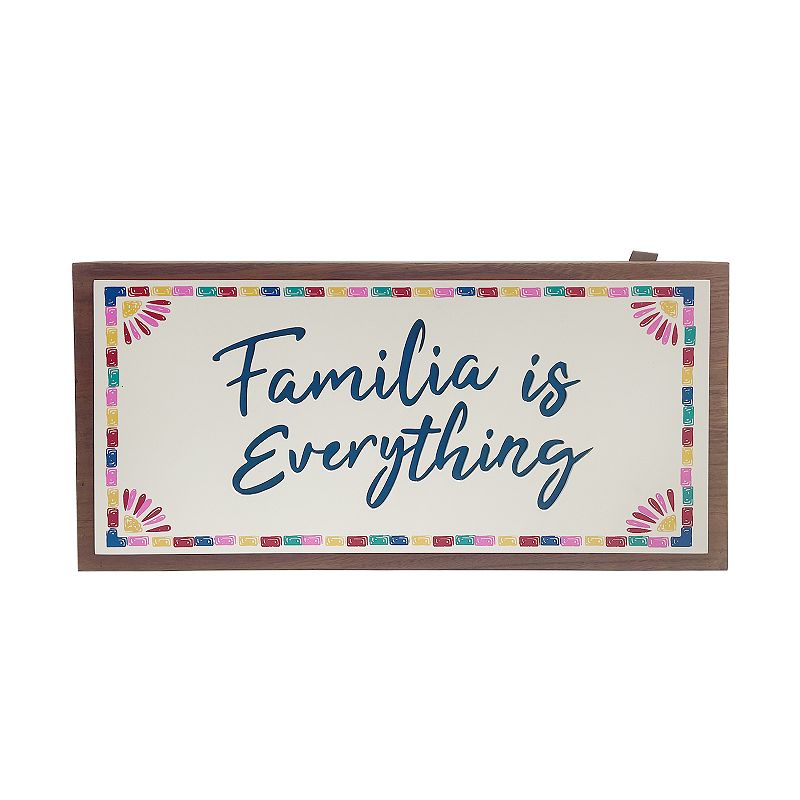 Sonoma Goods For Life Familia Is Everything Wall Decor, Multicolor