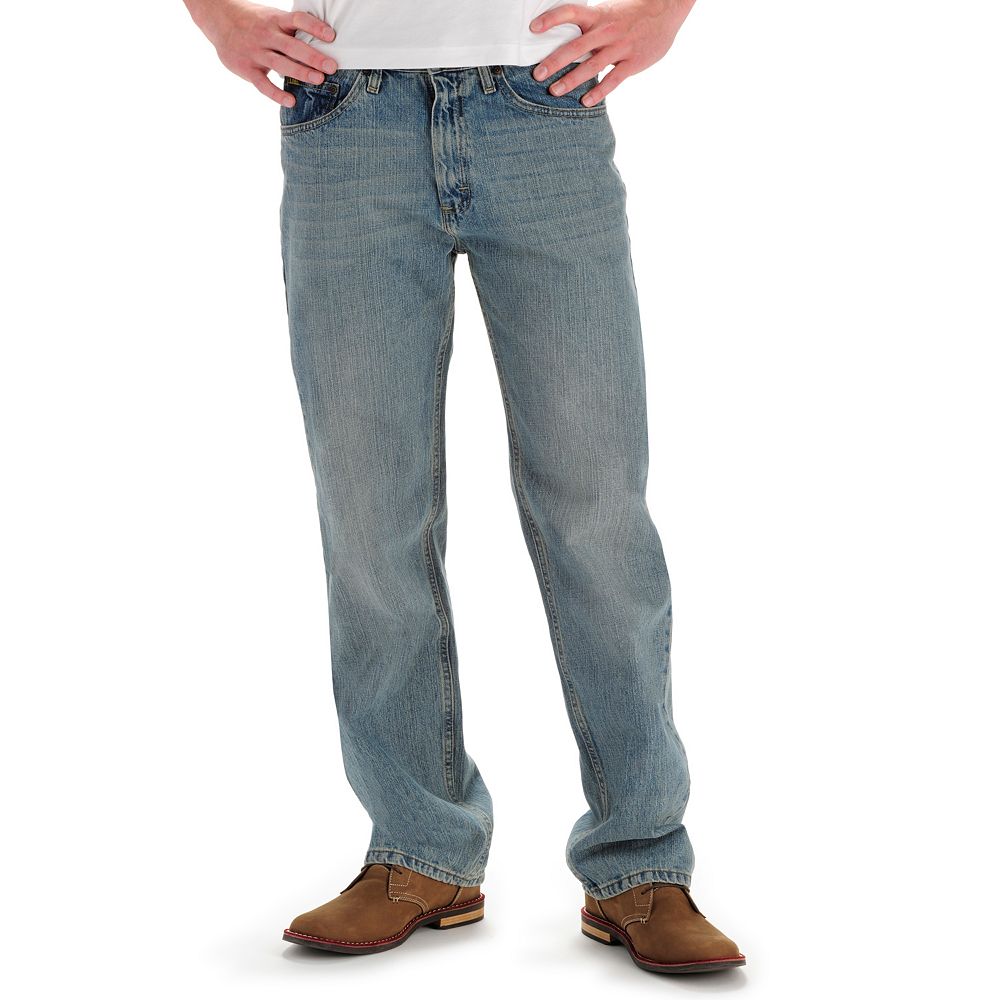 Lee Men's Relaxed Straight Leg Jean - Premium Select Stretch Denim, Classic 5-Pocket Fit