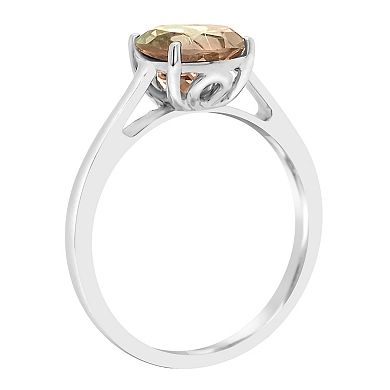 Alyson Layne Sterling Silver Round Labradorite Ring