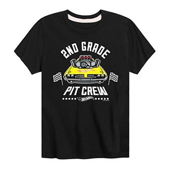 Boys 8-20 Hot Wheels Pit Crew 2nd Grade Graphic Tee