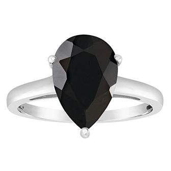 Alyson Layne Sterling Silver Onyx Ring