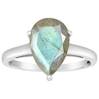 Alyson Layne Sterling Silver Labradorite Ring