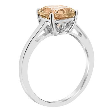 Alyson Layne Sterling Silver Cushion Labradorite Ring