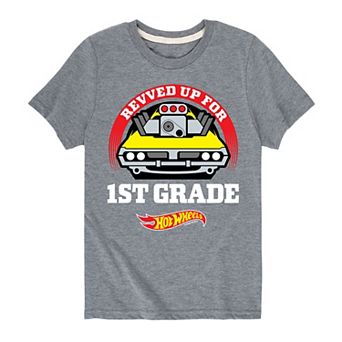 Boys 8-20 Hot Wheels Revved Up 1st Grade Graphic Tee