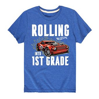Boys 8-20 Hot Wheels Rolling 1st Grade Graphic Tee