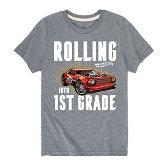 Boys 8-20 Hot Wheels Rolling 1st Grade Graphic Tee