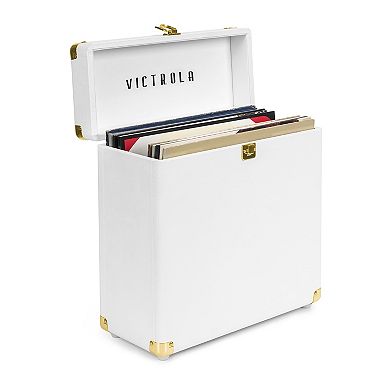 Victrola Heavy Duty Collector Storage Case for Vinyl Turntable Records