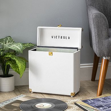 Victrola Heavy Duty Collector Storage Case for Vinyl Turntable Records