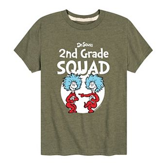 Boys 8-20 Dr. Seuss 2nd Grade Squad Graphic Tee