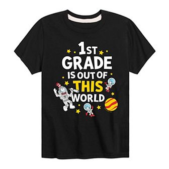 Boys 8-20 Dr. Seuss First Grade Space Graphic Tee