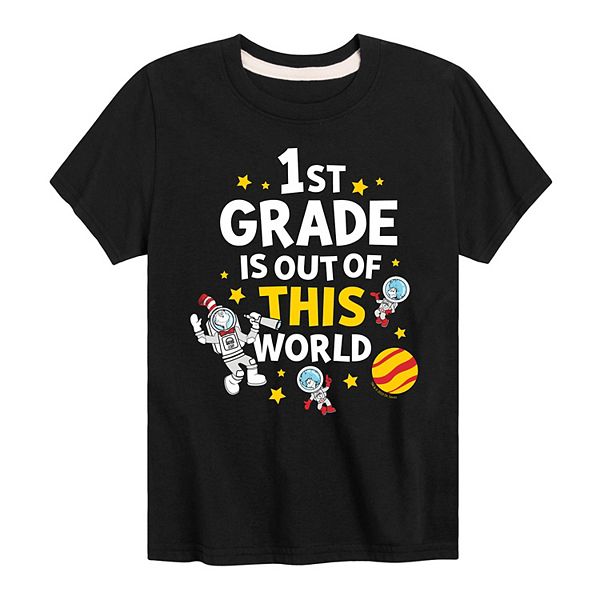 Boys 8-20 Dr. Seuss First Grade Space Graphic Tee