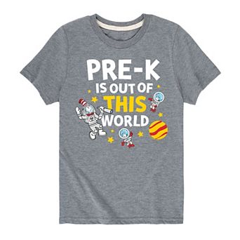 Boys 8-20 Dr. Seuss Pre-K Space Graphic Tee